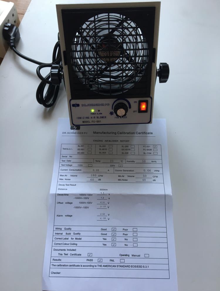 Ioniserande luftfläkt