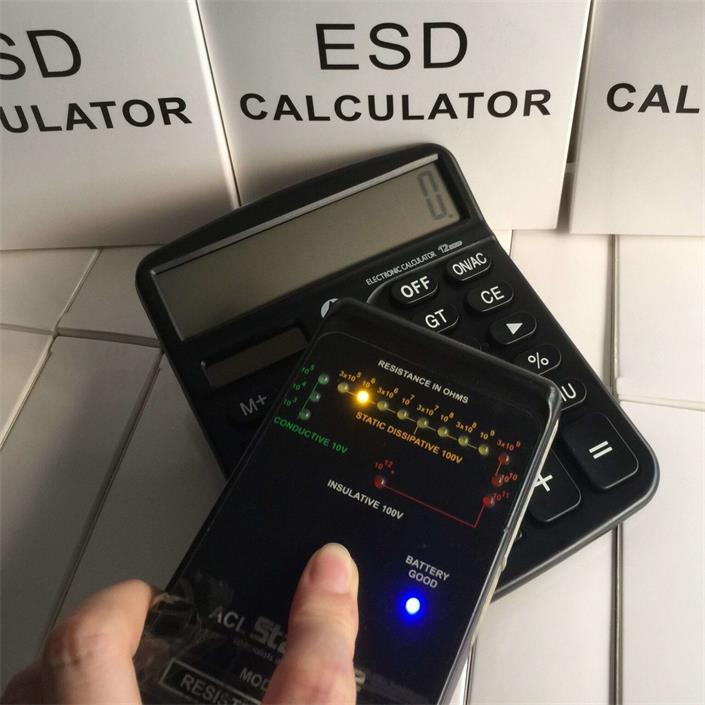 antistatisk kalkylator