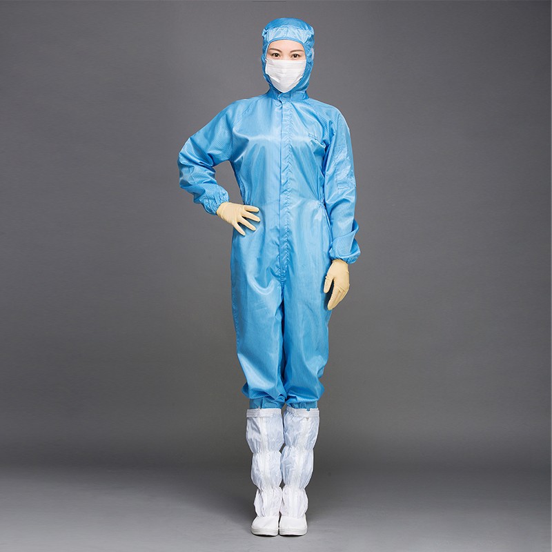 esd jumpsuit blue color